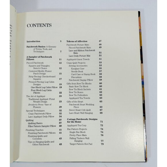 Romantic Patchwork & Quilting By Ciba Vaughan Hardcover 1989 Sewing & Craft Book - Picture 8 of 16